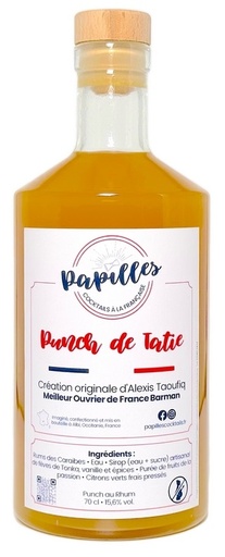 [AL-PAPILLES-PUNCHDETATIE] Punch de Tatie 70 cl