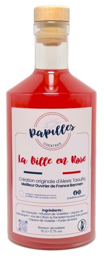 [AL-PAPILLES-LAVILLEENROSE] La Ville en Rose 70 cl