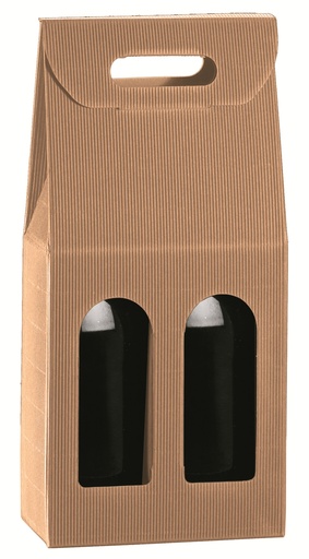 [EMB-PAPI-5031] 5031 Valisette 2 b kraft nature, colisé par 50