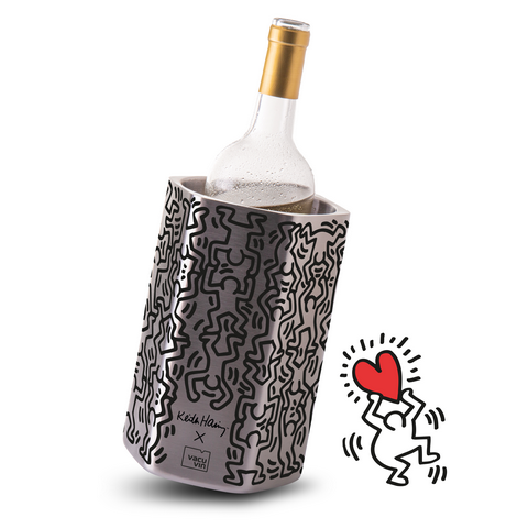 [AG-158-VACU36504606] VACU36504606 Glacette acier inoxydable HIVE Keith Haring Vin & Champagne