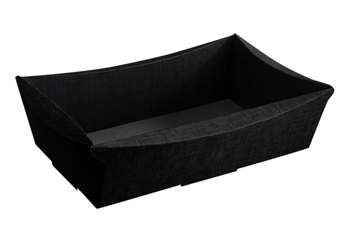 [EMB-PAPI-337] 337 Corbeille noir, moyenne, 340 x 200 x 90 mm colisé par 25