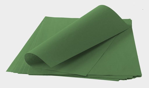 [EMB-PAPI-512] 512 Papier de soie vert, 50 x 37,5 cm, Par 500 feuilles1