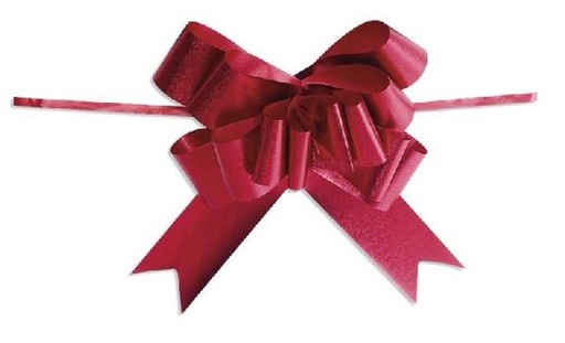 [EMB-PAPI-840] 840 Ruban pour noeud, petit, 19 mm x 58 cm, rouge colisé par 50