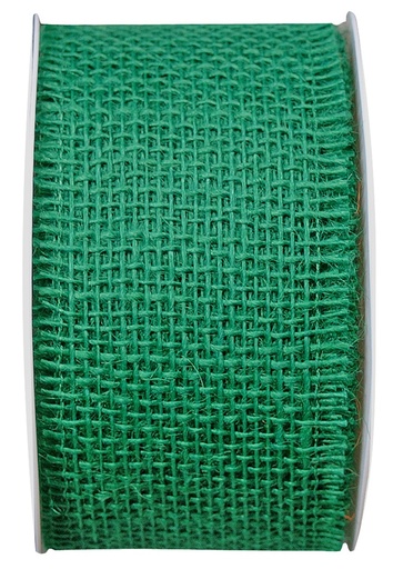 [EMB-PAPI-3715] 3715 Ruban JUTE, vert, 10 m x 60 mm colisé par 2