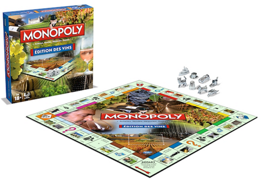 [AG-F075-MONOPOLY VINS] Jeu MONOPOLY VIN