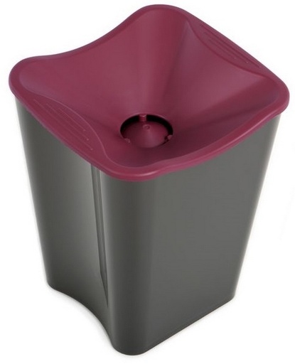 [AG-F107-Crachoir Noir/Bdx  6238NE01] 6238NE01 Crachoir Bicolore Noir/Bordeaux 3L