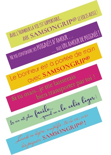 [EMB-PAPI-652] 652 Poignées Samson Fun FR, 618 x 38 mm, par bobine de 100