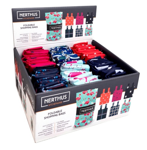 [AG-F134-EXFIH483] EXFIH483 Display de 24 Sacs shopping assortis (38x38 cm)