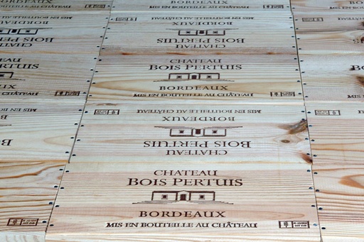 [EMB-F008-CC6BXPLAT] CC6BXPLAT Caisse bois à Clouer 6 bouteilles à plat (1x6) Mixte