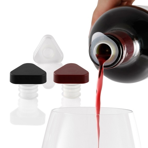 [AG-F107-TOPPOURER] Lot de 50 Bouchons TOP POURER noirs ou bordeaux vendus en vrac