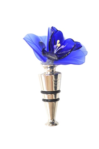 [AG-F125-0330T10BLEU] Bouchon Orchidée Bleu - 0330T10 