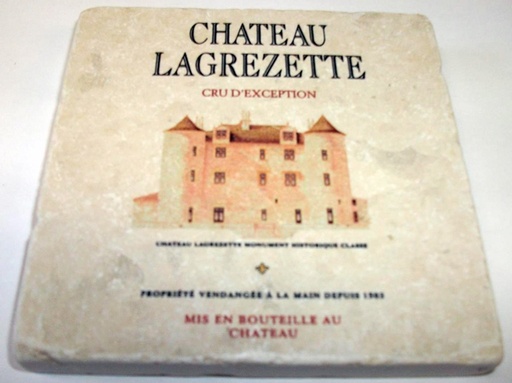 [AG-F151-CHATEAULAGREZETT] Dessous de verre Château Lagrezette