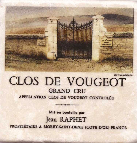 [AG-F151-CLOSVOUGEOTGRAND] Dessous de verre Clos de Vougeot